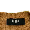 フェンディ FENDI FFフリンジ加工ニットトップス FZX144 ベージュ コットン メンズ その他トップス