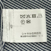シャネル CHANEL ストライプシルクシフォンブラウス P72681 ネイビー シルク レディース ブラウス