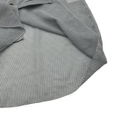 シャネル CHANEL ストライプシルクシフォンブラウス P72681 ネイビー シルク レディース ブラウス