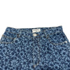 シャネル CHANEL カメリア総柄デニムパンツ P78117 ブルー コットン レディース デニムパンツ