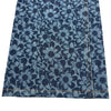 シャネル CHANEL カメリア総柄デニムパンツ P78117 ブルー コットン レディース デニムパンツ