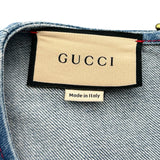 グッチ GUCCI シェリーライン半袖デニムワンピース 678827 ブルー コットン レディース ワンピース