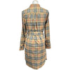 バーバリーロンドン BURBERRY LONDON ベルテッドチェックワンピース 8024585 ベージュ コットン レディース ワンピース