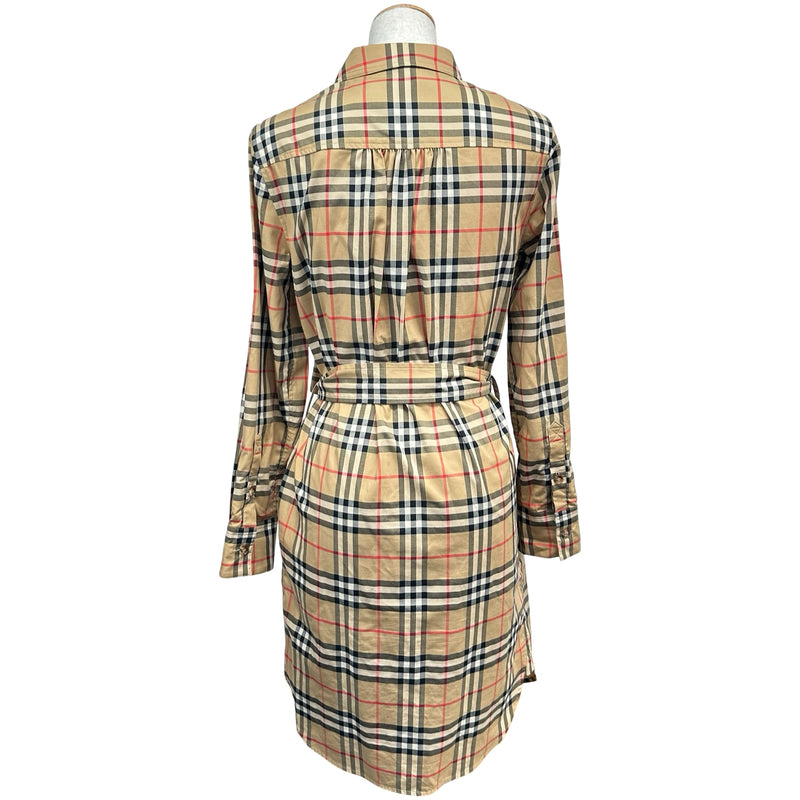 バーバリーロンドン BURBERRY LONDON ベルテッドチェックワンピース