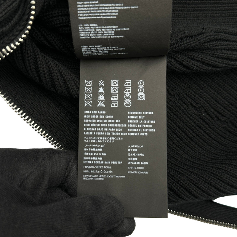プラダ PRADA ナイロン切替ワンピース ネイビー ナイロン レディース