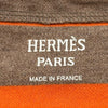 エルメス HERMES ボーダープリントワンピース ベージュ コットン レディース ワンピース