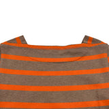 エルメス HERMES ボーダープリントワンピース ベージュ コットン レディース ワンピース