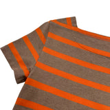 エルメス HERMES ボーダープリントワンピース ベージュ コットン レディース ワンピース