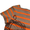 エルメス HERMES ボーダープリントワンピース ベージュ コットン レディース ワンピース