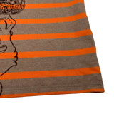 エルメス HERMES ボーダープリントワンピース ベージュ コットン レディース ワンピース