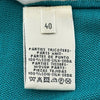 エルメス HERMES ツイルレーヌノースリーブワンピース ブルー シルク レディース ワンピース