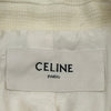 セリーヌ CELINE トリオンフボタンストライプ半袖ジャケット 2V84003V アイボリー ウール レディース その他アウター