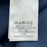 ルイ・ヴィトン LOUIS VUITTON ロゴプリント半袖ワンピース FNJD21 ネイビー コットン レディース ワンピース
