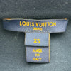ルイ・ヴィトン LOUIS VUITTON ロゴプリント半袖ワンピース FNJD21 ネイビー コットン レディース ワンピース