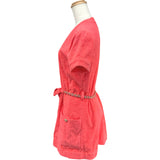 シャネル CHANEL チェーンベルトパイルトップス P64422 ピンク系 コットン レディース その他トップス