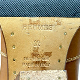 エルメス HERMES ベガス ウエスタンブーツ ブラウン レザー レディース ブーツ