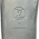 ルイ・ヴィトン LOUIS VUITTON サンバスライン ラバーサンダル ブラック ラバー レディース サンダル