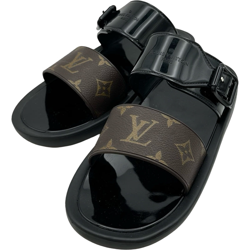 ルイ・ヴィトン LOUIS VUITTON サンバスライン ラバーサンダル