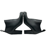 ボッテガ・ヴェネタ BOTTEGA VENETA スクエアトゥレザーブーツ ブラック レザー レディース ブーツ