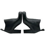 ボッテガ・ヴェネタ BOTTEGA VENETA スクエアトゥレザーブーツ ブラック レザー レディース ブーツ