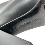 ボッテガ・ヴェネタ BOTTEGA VENETA スクエアトゥレザーブーツ ブラック レザー レディース ブーツ