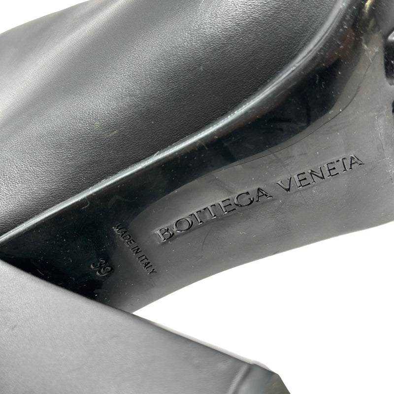 BOTTEGA VENETA 正規店購入 レザーブーツ サイズ35 ※箱、袋つき ボッテガ・ヴェネタ BOTTEGA VENETA スクエアトゥレザーブーツ