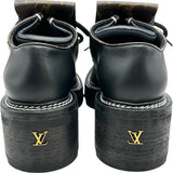 ルイ・ヴィトン LOUIS VUITTON ボブールライン モノグラムタッセルシューズ ブラック レザー レディース その他靴