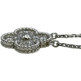 ヴァンクリーフ＆アーペル Van Cleef & Arpels ヴィンテージアルハンブラネックレス ホワイトゴールド Au750 ダイヤモンド ジュエリー