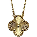 ヴァンクリーフ＆アーペル Van Cleef & Arpels ヴィンテージアルハンブラギョーシェネックレス ゴールド Au750 ジュエリー