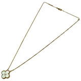 ヴァンクリーフ＆アーペル Van Cleef & Arpels ヴィンテージアルハンブラネックレス ゴールド Au750 ゴールデンマザーオブパール ダイヤモンド ジュエリー