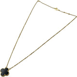 ヴァンクリーフ＆アーペル Van Cleef & Arpels ヴィンテージアルハンブラネックレス ゴールド Au750 オニキス ジュエリー