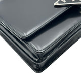 プラダ PRADA トライアングルロゴ ショルダーバッグ 1BD321 ネロ レザー レディース ショルダーバッグ