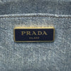 プラダ PRADA カナパ ミニ 1BG439 ネイビー デニム レディース ハンドバッグ