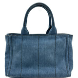 プラダ PRADA カナパ ミニ 1BG439 ネイビー デニム レディース ハンドバッグ