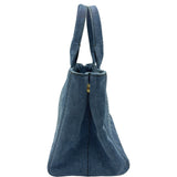 プラダ PRADA カナパ ミニ 1BG439 ネイビー デニム レディース ハンドバッグ