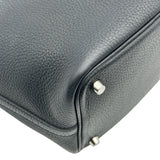 エルメス HERMES ピコタンロックPM U刻印 ブラック シルバー金具 トリヨン レディース ハンドバッグ