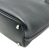エルメス HERMES ピコタンロックPM U刻印 ブラック シルバー金具 トリヨン レディース ハンドバッグ