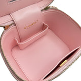 シャネル CHANEL マトラッセ スモールバニティ AS3171 ライトピンク キャビアスキン レディース ショルダーバッグ