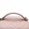 シャネル CHANEL マトラッセ スモールバニティ AS3171 ライトピンク キャビアスキン レディース ショルダーバッグ