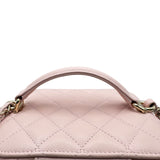 シャネル CHANEL マトラッセ スモールバニティ AS3171 ライトピンク キャビアスキン レディース ショルダーバッグ