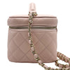 シャネル CHANEL マトラッセ スモールバニティ AS3171 ライトピンク キャビアスキン レディース ショルダーバッグ