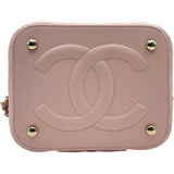 シャネル CHANEL マトラッセ スモールバニティ AS3171 ライトピンク キャビアスキン レディース ショルダーバッグ