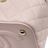 シャネル CHANEL マトラッセ スモールバニティ AS3171 ライトピンク キャビアスキン レディース ショルダーバッグ