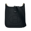 エルメス HERMES エヴリンTPM K刻印 ブラック/ゴールド金具 トリヨン レディース ショルダーバッグ