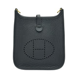 エルメス HERMES エヴリンTPM K刻印 ブラック/ゴールド金具 トリヨン レディース ショルダーバッグ