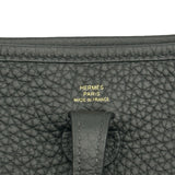 エルメス HERMES エヴリンTPM K刻印 ブラック/ゴールド金具 トリヨン レディース ショルダーバッグ