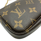 ルイ・ヴィトン LOUIS VUITTON ミニ・ポシェット・アクセソワール M58009 ブラウン モノグラムキャンバス レディース ポーチ