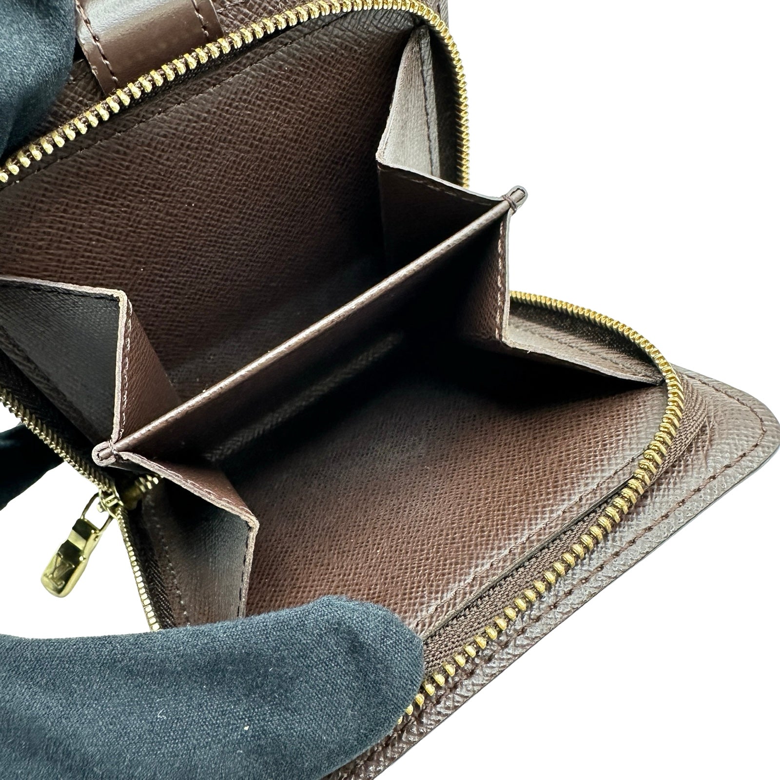 ルイ・ヴィトン LOUIS VUITTON コンパクトジップ N61668 ブラウン