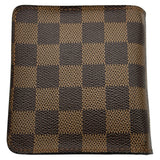 ルイ・ヴィトン LOUIS VUITTON コンパクトジップ N61668 ブラウン ダミエ レディース 二つ折り財布