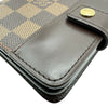 ルイ・ヴィトン LOUIS VUITTON コンパクトジップ N61668 ブラウン ダミエ レディース 二つ折り財布